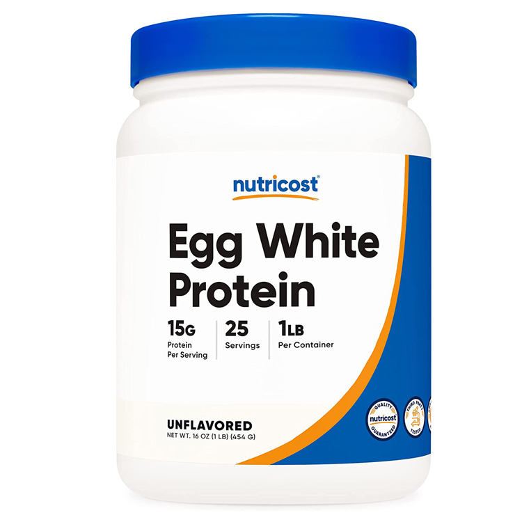 뉴트리코스트 계란 흰자 프로틴 단백질 파우더 (무맛) 454g / Nutricost Egg White Protein