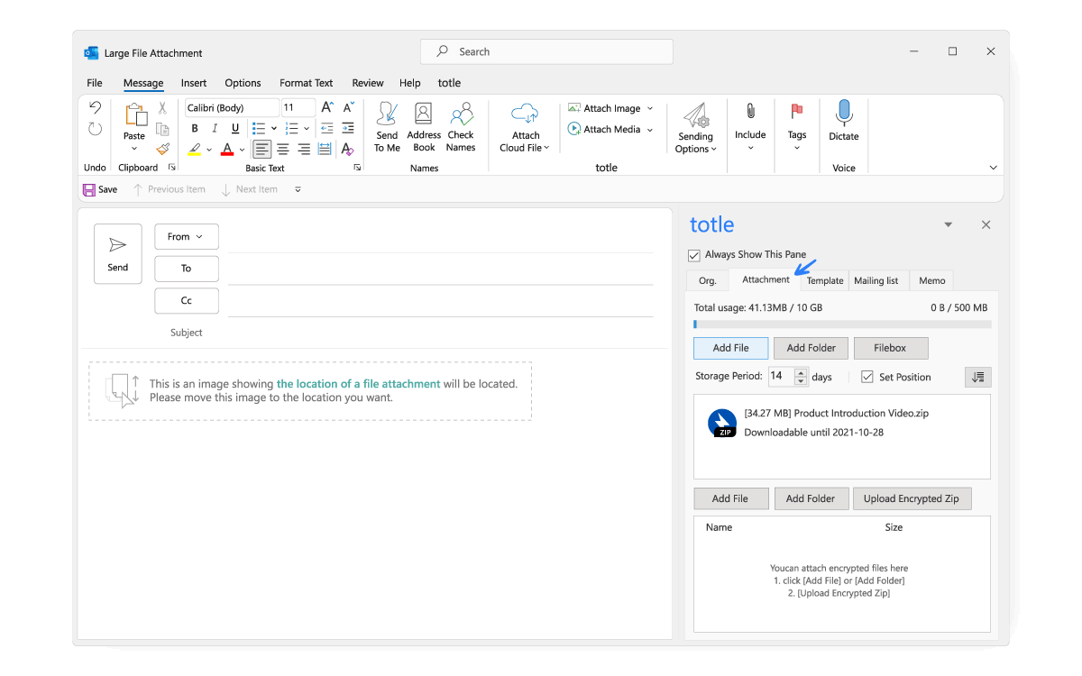 send-large-files-in-outlook-totle
