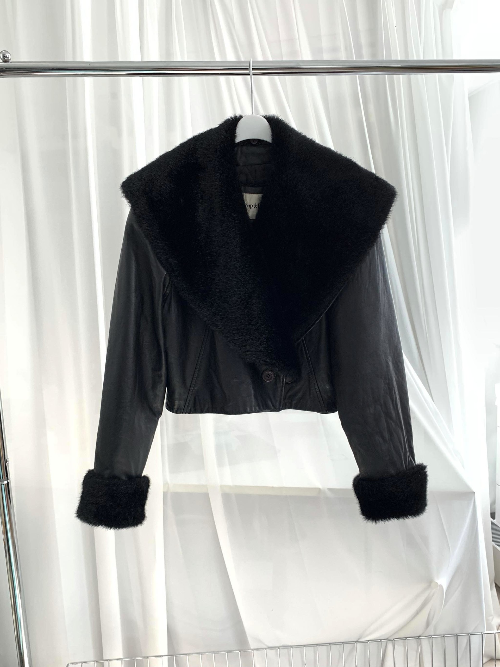 Noup&Doxy 2way leather short jacket : TAAU