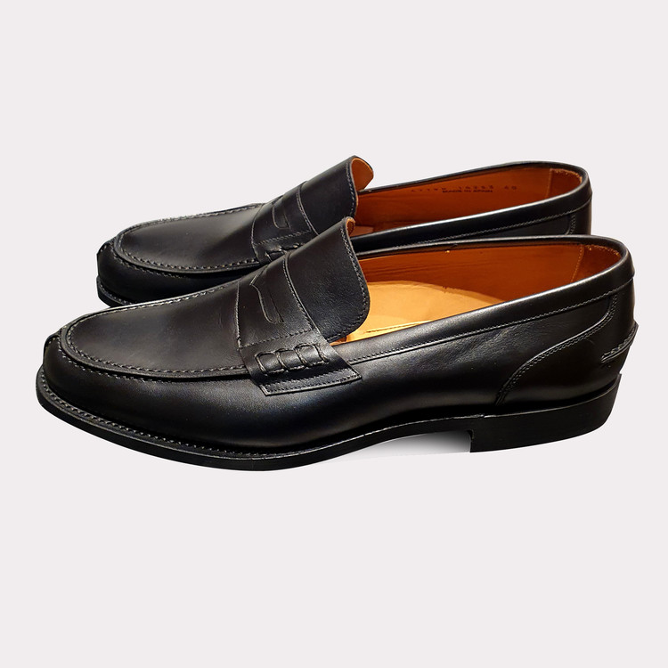 14253 Penny loafer (Box FR black) : 솔티 공식 온라인스토어