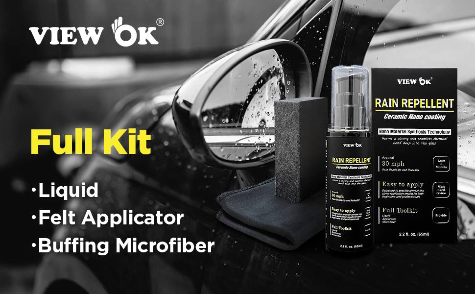 nanoecoway water-repellent spray with full toolkits