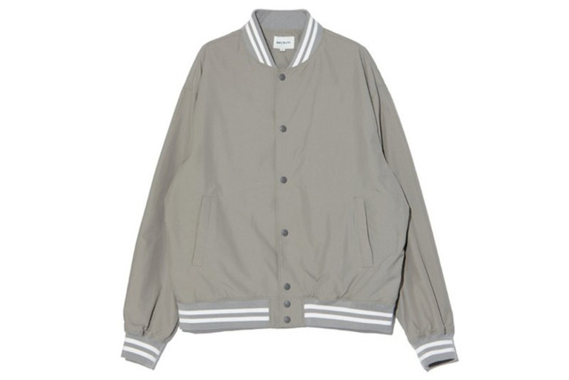 Nylon Varsity Jacket (L.Grey)</br>Price - 105,000