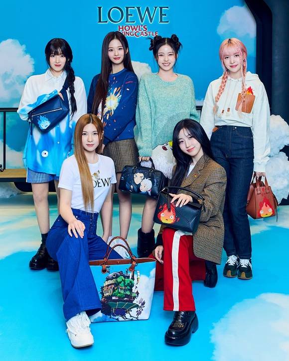 LOEWE X Howl’s moving castle Casting. NMIXX Date. 2023.02