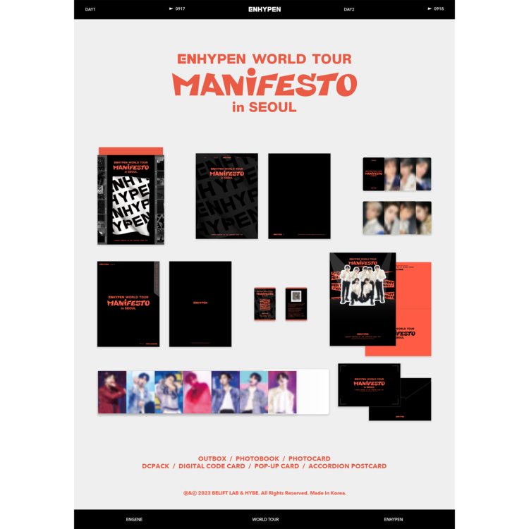 ENHYPEN (엔하이픈) - ENHYPEN WORLD TOUR 【MANIFESTO】 in