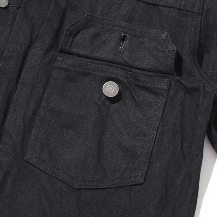 13oz. Black Denim Jacket 1953 Model : Semi Basement General Store