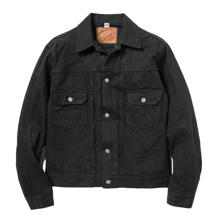 13oz. Black Denim Jacket 1953 Model : Semi Basement General Store