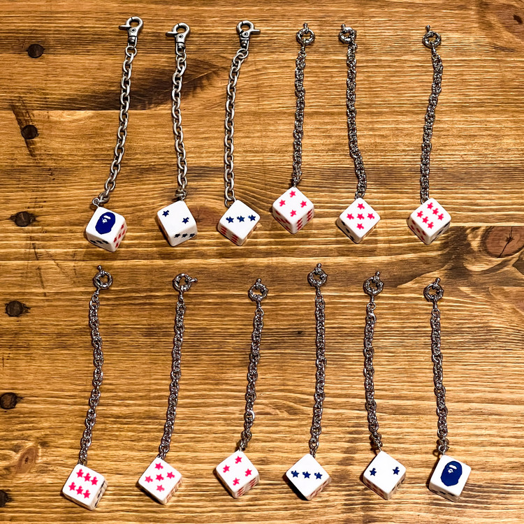 Bape Playing Dices Keychain 예이샵