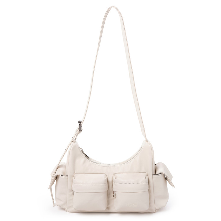 pocket mug bag M nappa ivory : SAMO ONDOH GLOBAL