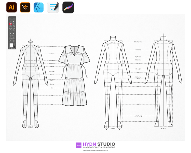 Fashion Design Flat Sketch New APK pour Android Télécharger