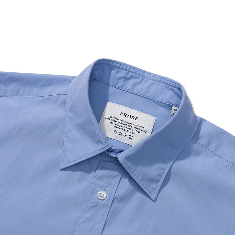 Relax) S-980 USA Poplin Shirt (Blue) : 솔티 공식 온라인스토어