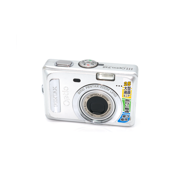 PENTAX Optio S OPTIO S55 シルバー 単3電池駆動 カメラ