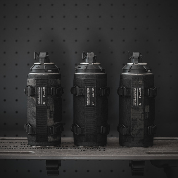 UNIT 04 ガスカバーブラック UNIT/04 <GAS CARTRIDGE COVER/CB220 V2.5> | CAMP GEEKS