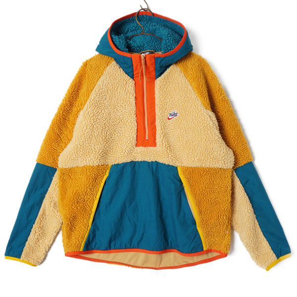 nike heritage sherpa half zip