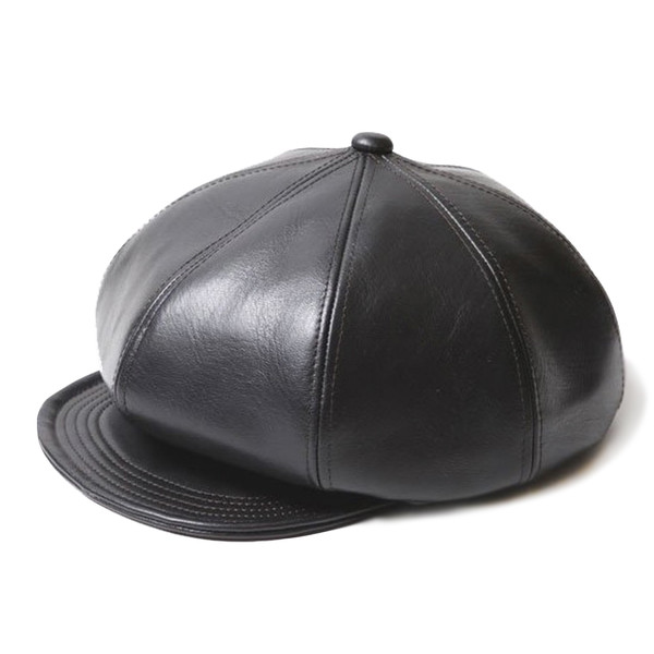 帽子 Warmthcrafts HORSEHIDE LEATHER CASQUETTE TR-YL21 ] Genuine Horsehide Casquette : Semi Basement