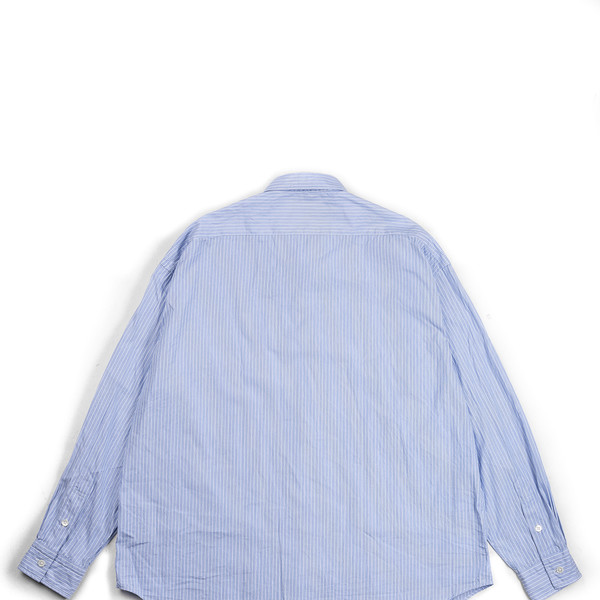 Porter Classic [포터 클래식] - Roll Up Stripe shirt - White Stripe