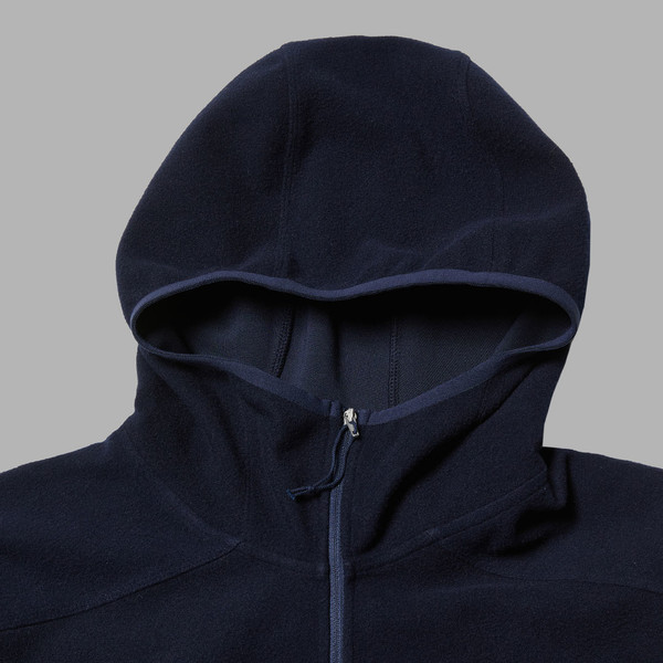 LOVELY CHECK POCKET FLEECE ZIP UP HOODY : THE MUSEUM VISITOR