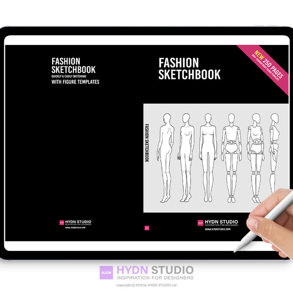 Fashion Sketchbook Figure Template White Cover Edition PDF -  Finland
