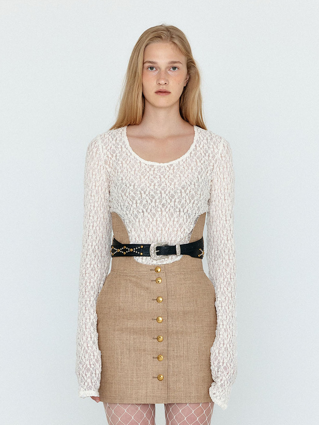 WOLA Long Sleeve Jersey T-shirt - Ivory