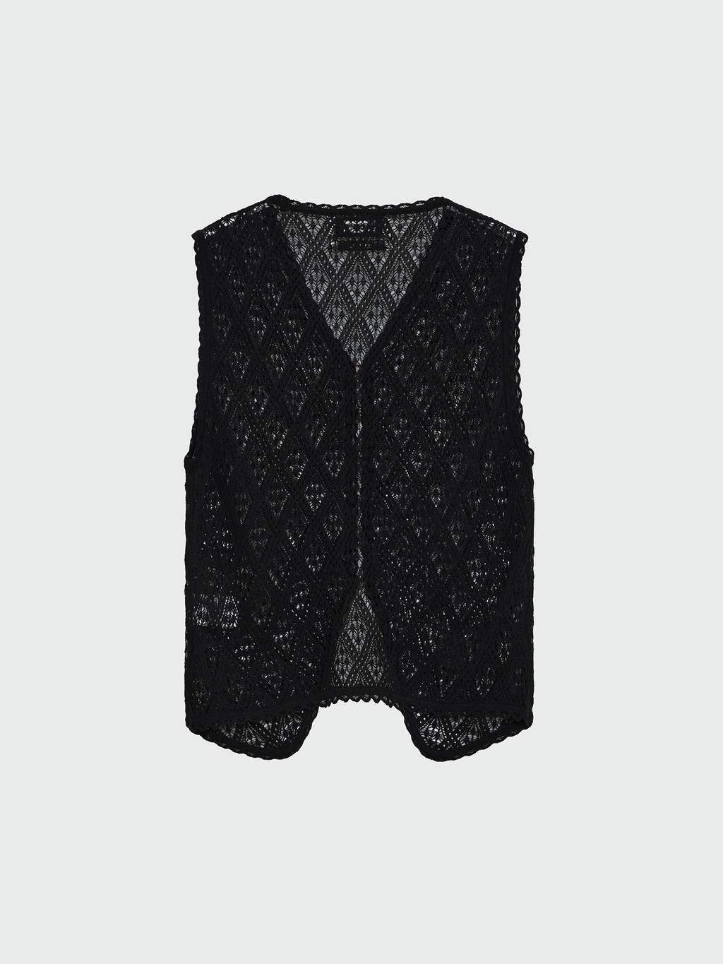 Black Lace Vest