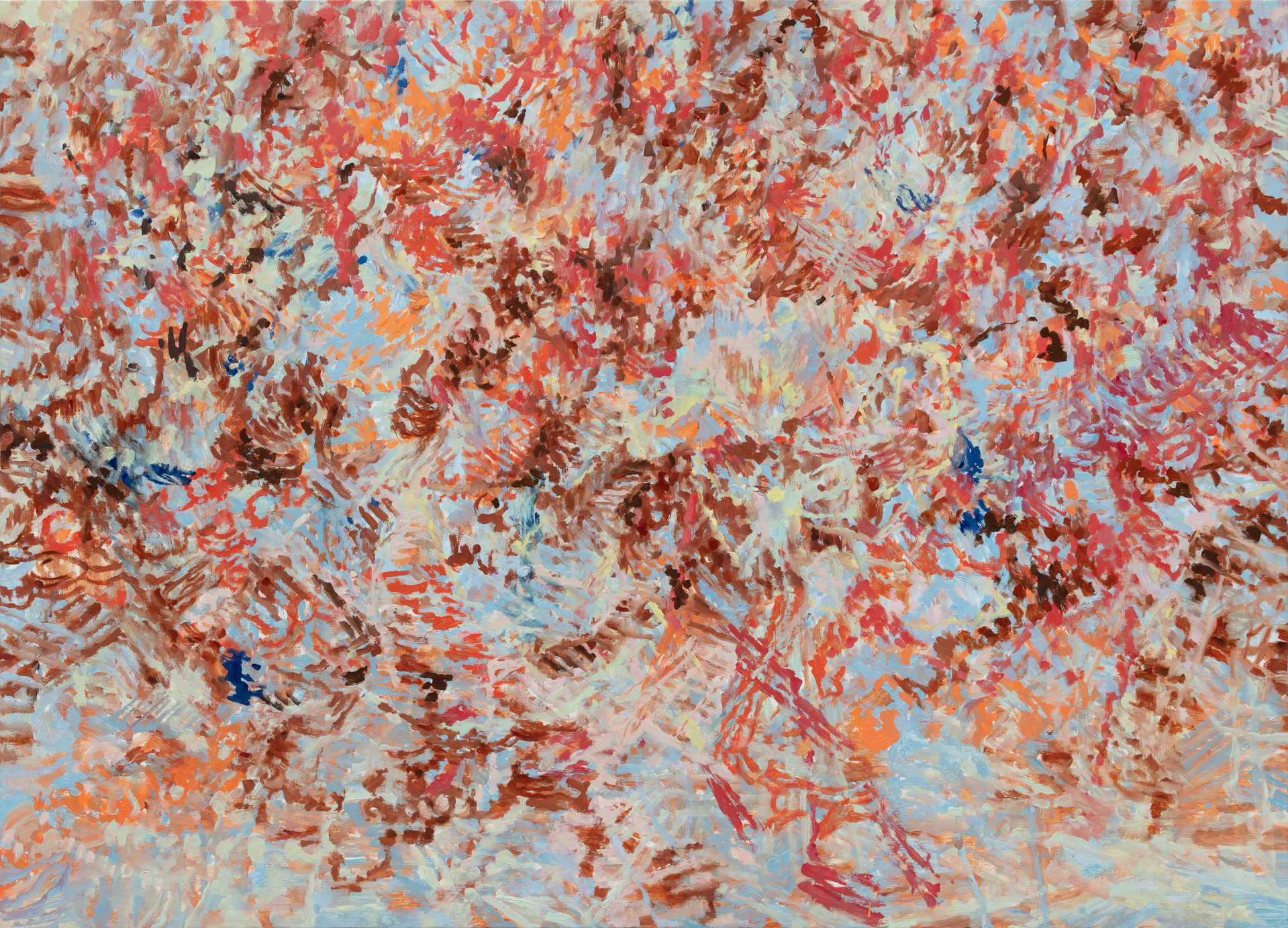가보지 않은 길_Off the track, oil on canvas ,130 x 180 cm, 2022