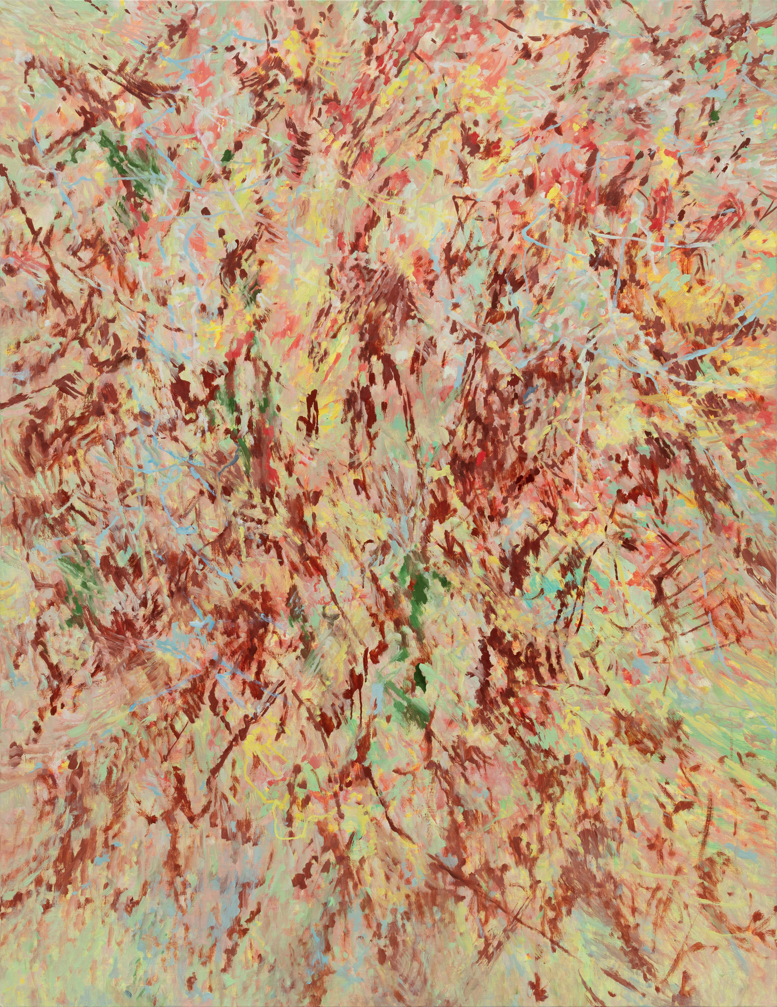 아침 산행_Climbing, oil on canvas, 145.5 x 112.1 cm, 2021