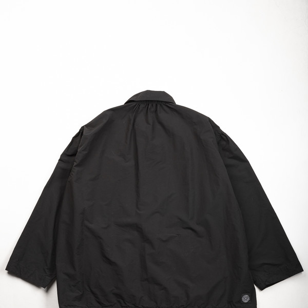 ジャケット・アウター Porter Classic POPLIN GATHERED JACKET ポータークラシックPOPLIN GATHERED JACKET -NAVY