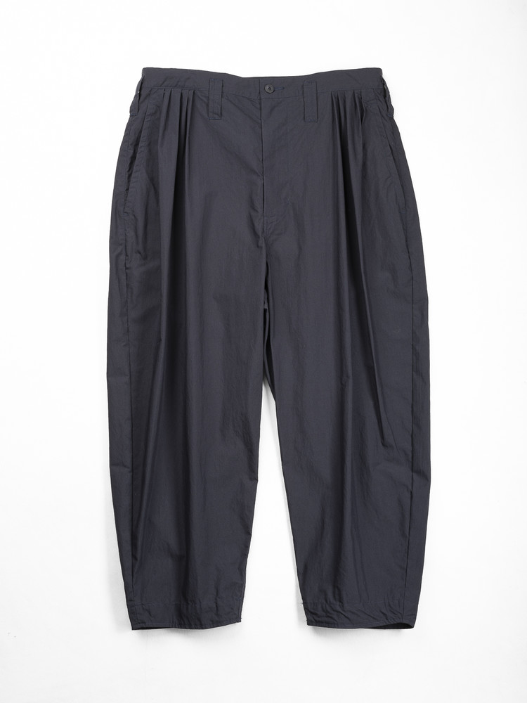 Porter Classic [포터 클래식] - Poplin Bebop pants - Navy : W2KEND