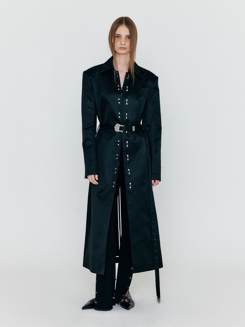 コート EENK YELLISA SINGLE-BREASTED COAT BLACK Single Breasted Coat – WARDROBE.NYC