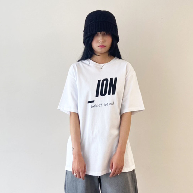 IONSEOUL Original Logo Short Sleeve T-shirt (White) : 아이온서울