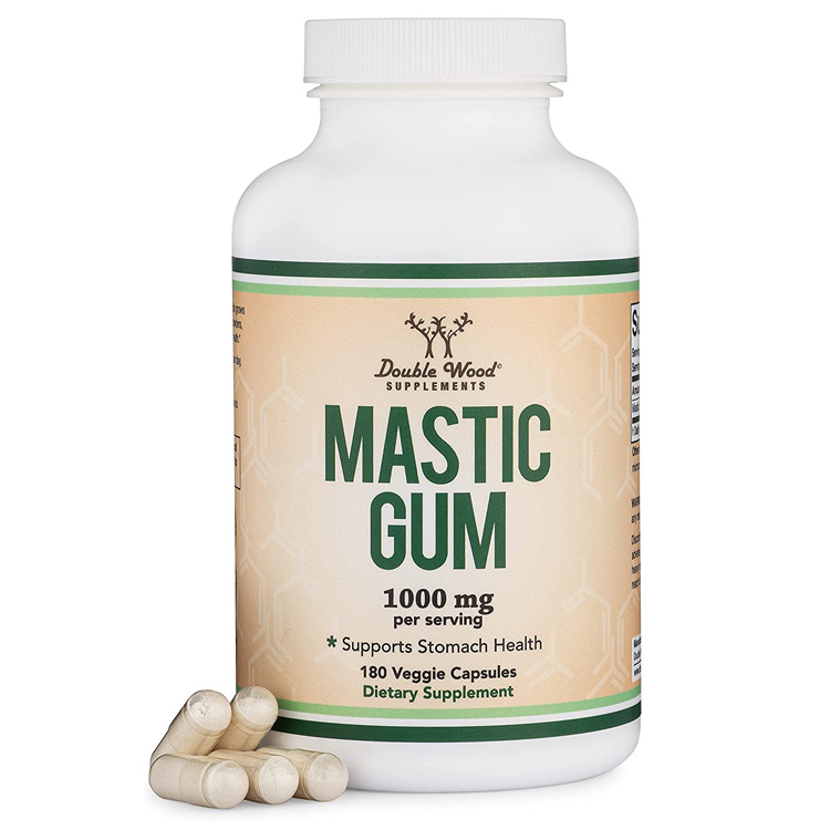 더블우드 매스틱검 1000mg 180 캡슐 / Double Wood Supplements Mastic Gum Capsules
