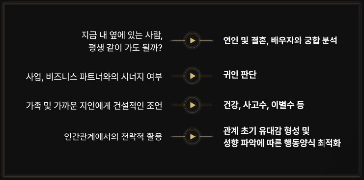 사주 연애운 리딩법