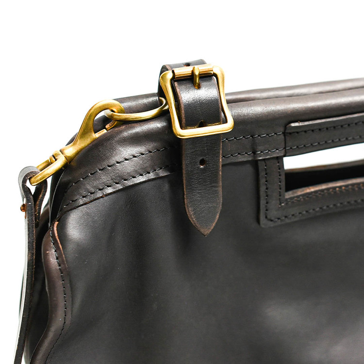 Leather City Mail Bag Black Semi Basement General Store