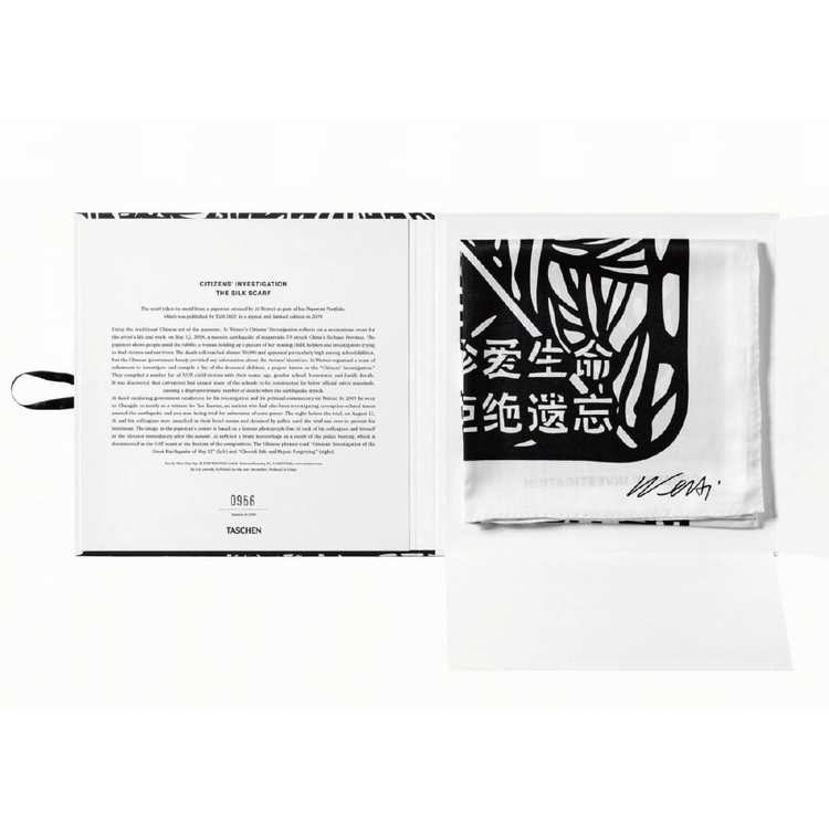 Ai Weiwei. The Silk Scarf ‘Citizens’ Investigation’ : TASCHEN KOREA