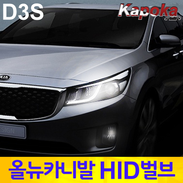 기아 올뉴카니발 전용 HID 벌브 D3S 6000K 세트 [카담매거진]