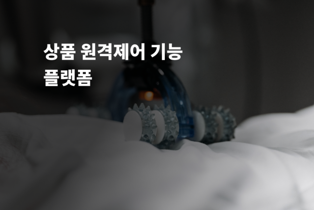 상품 원격제어 기능 플랫폼