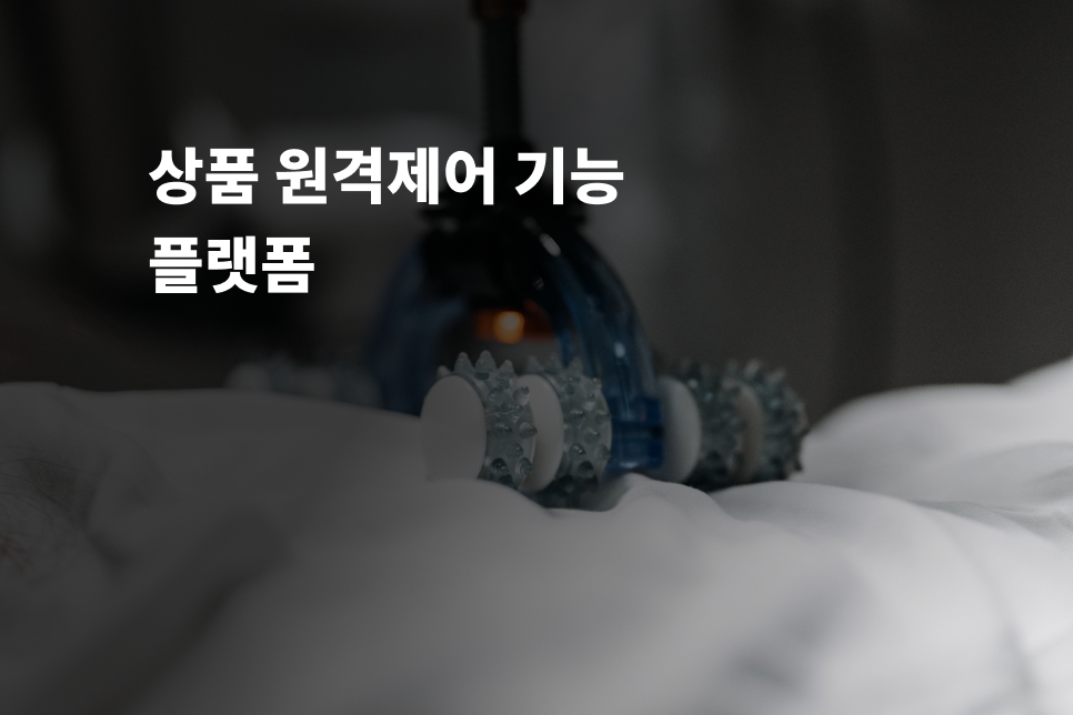 상품 원격제어 기능 플랫폼