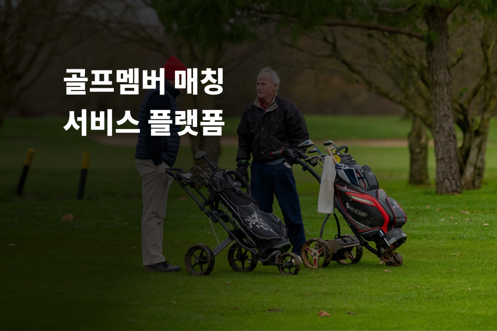 골프 멤버 매칭 서비스