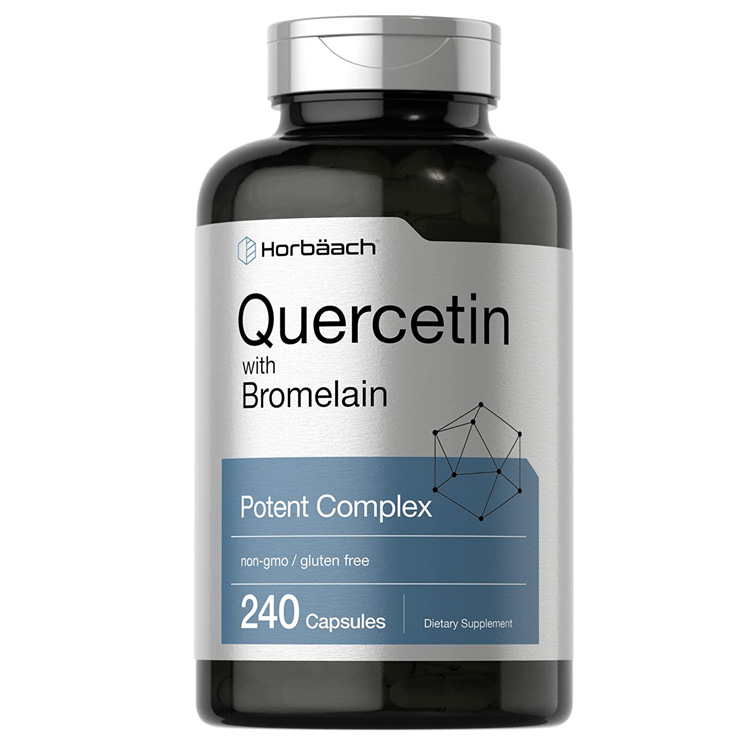 호바흐 퀘르세틴 케르세틴 위드 브로멜라인 - 240 캡슐 / Quercetin with Bromelain Supplement ... 호바흐 퀘르세틴 케르세틴 위드 브로멜라인 - 240 캡슐 / Quercetin With Bromelain Supplement ...