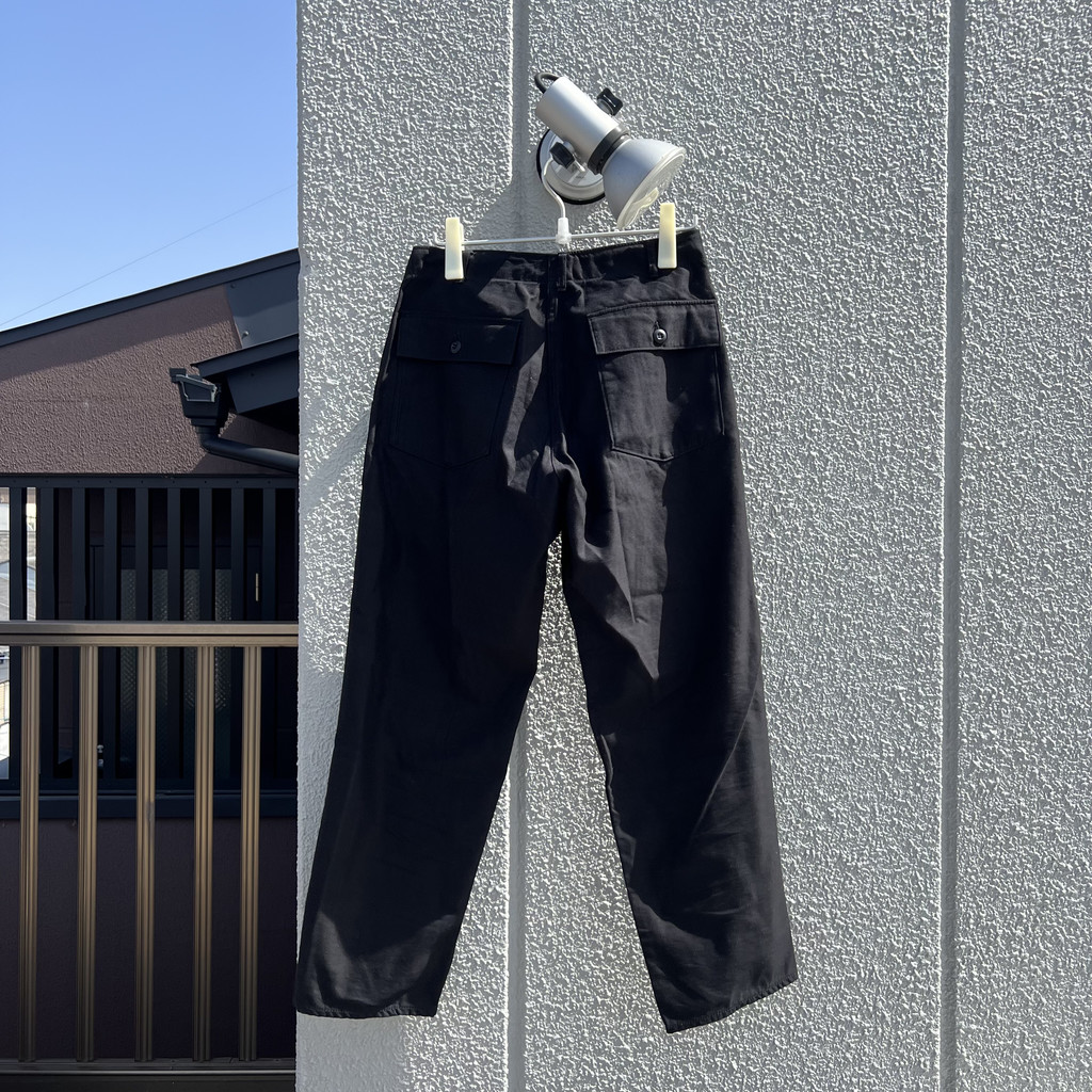 CIOTA - SUVIN COTTON BAKER PANTS (Black) : citycitycity