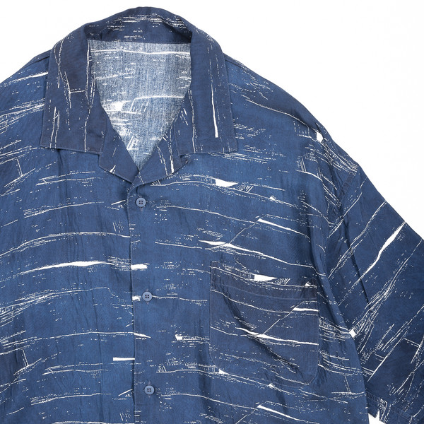 Porter Classic [포터 클래식] - Aloha Shirt Indigo Ocean : W2KEND