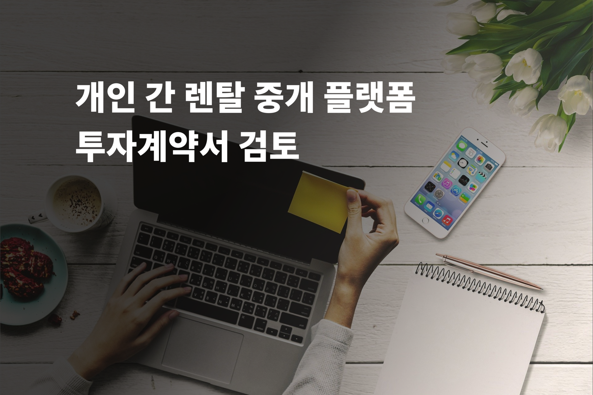 개인 간 렌탈 중개 플랫폼 투자계약서 검토