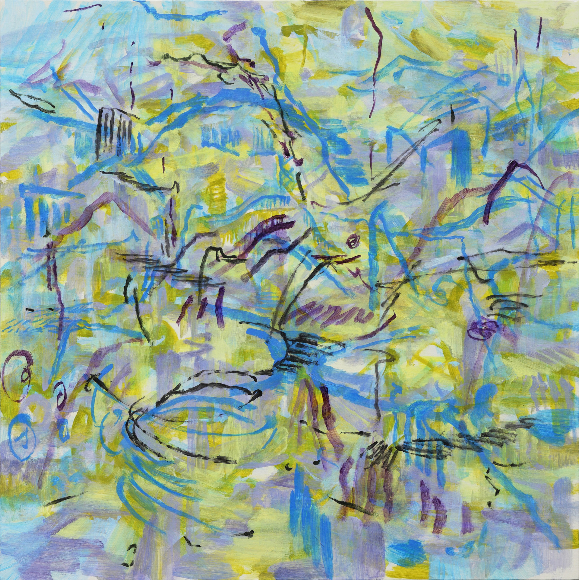 건너감_Bridge, oil on canvas, 72x72cm, 2014
