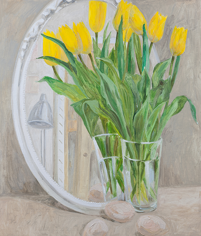 Yellow, oil on canvas, 45x53cm, 2014