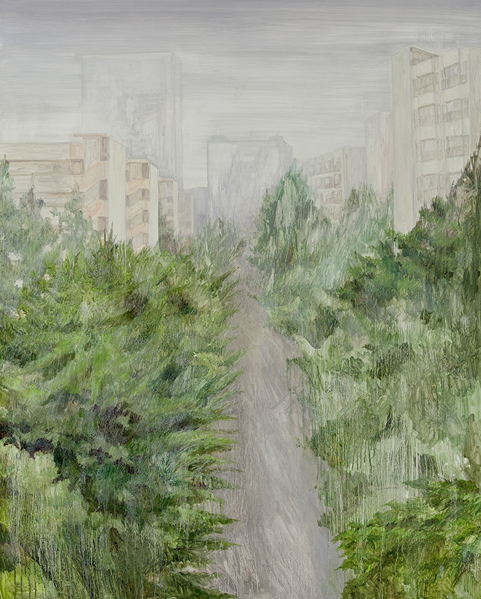 Rainy Day, oil on canvas, 130x195cm, 2014
