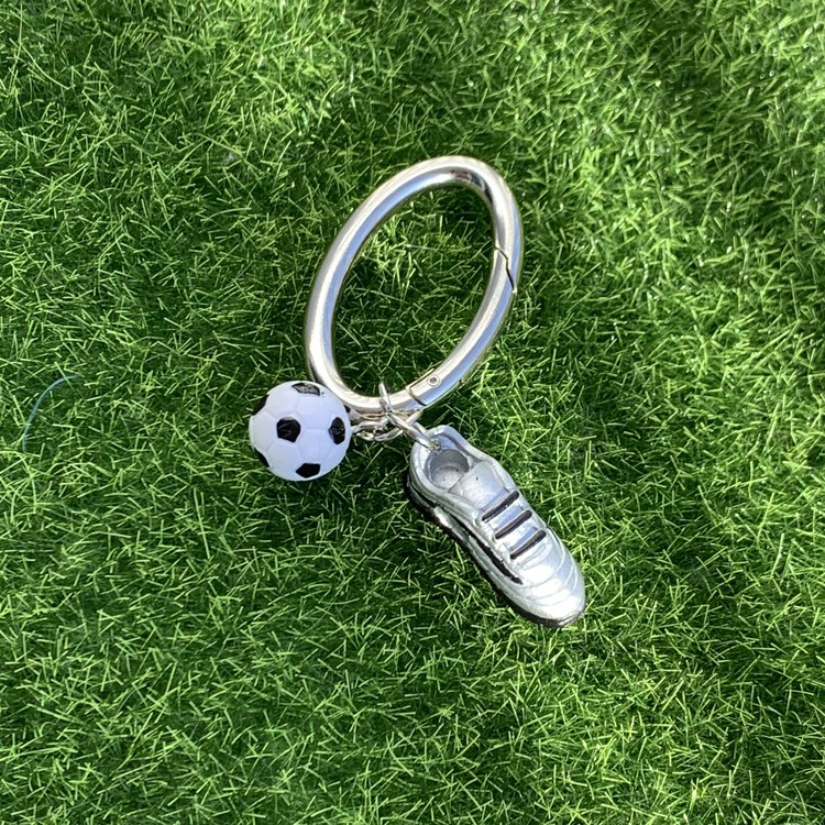 Soccer ball Keyring monthday