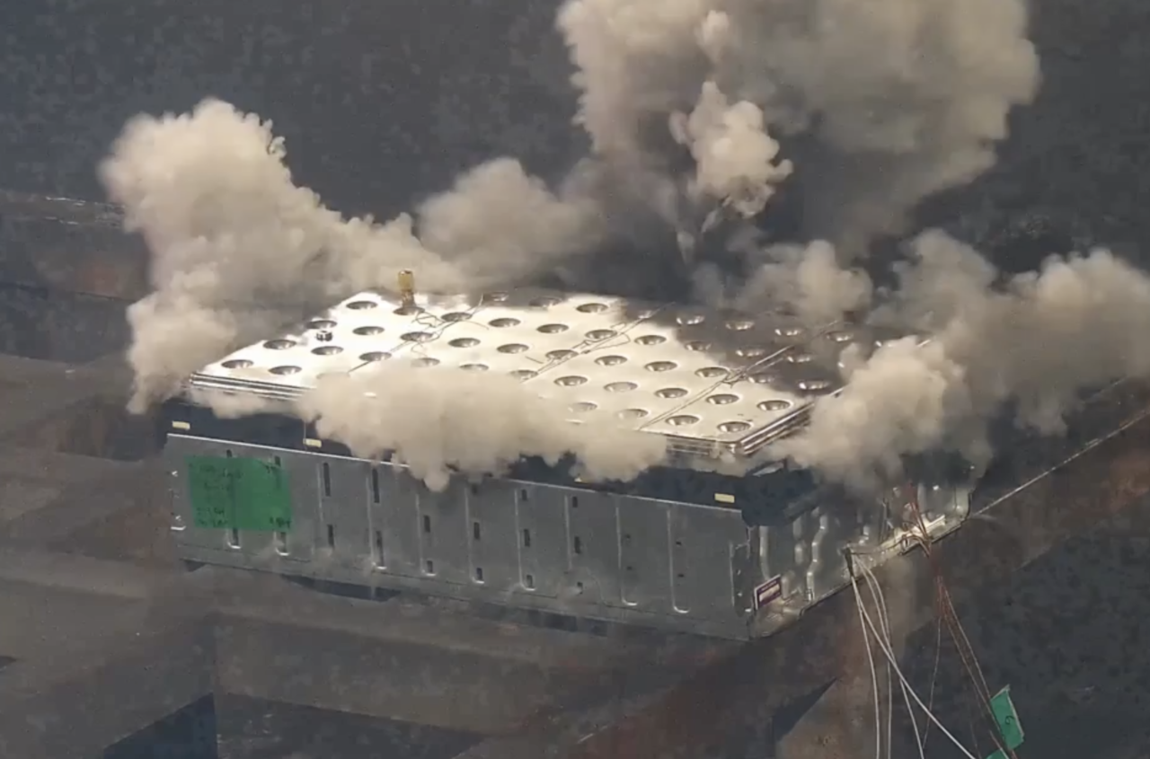 메탈플레이트(국소방출방식 베터리화재 자동소화장치)