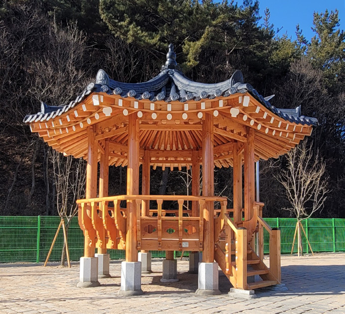 팔각 겹처마 정자 SS-D8467-5 : 삼성조경