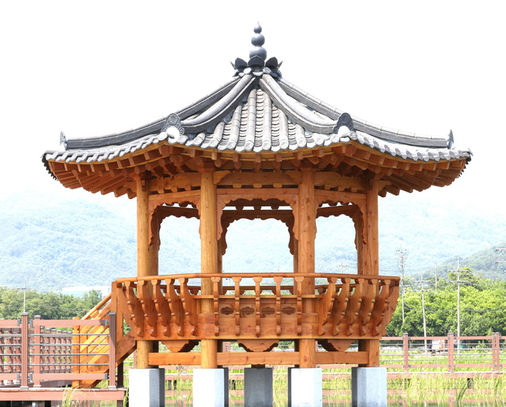 팔각전통정자 겹처마 NS-8467-C : 삼성조경