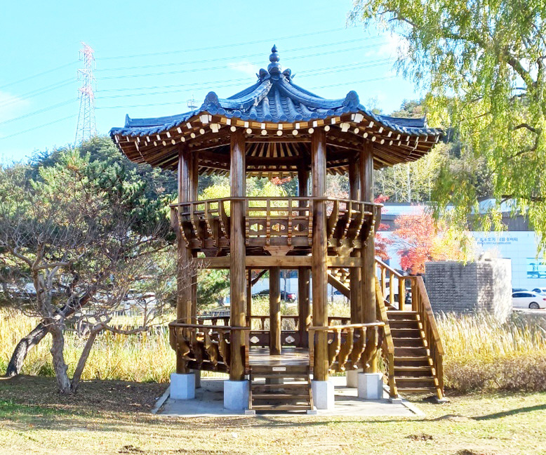 팔각 겹처마 복층전망대 NS-8777-1 : 삼성조경