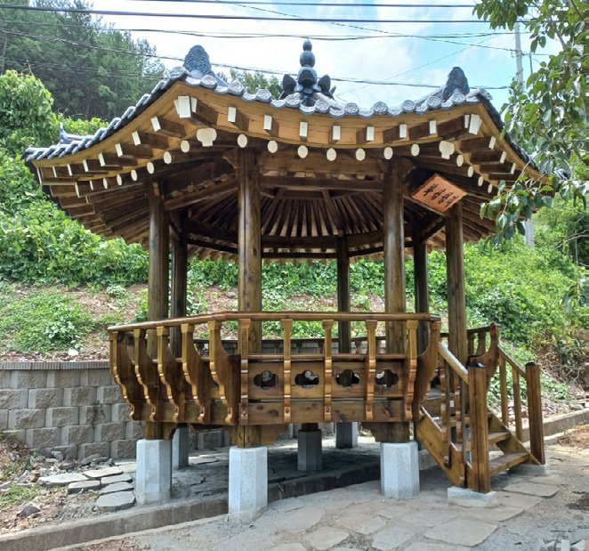 팔각 겹처마 정자 NS-8468-3 : 삼성조경